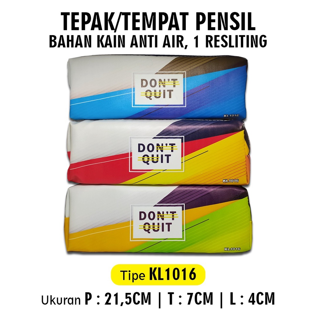 

KOTAK PENSIL RESLETING / KOTAK PENSIL POUCH / MOTIF OFFICE KL1016