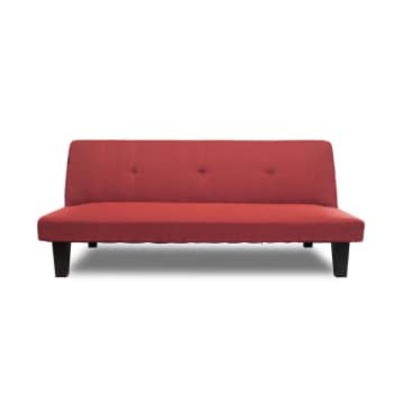 Sofa Tidur Fabric - Merah Oakland