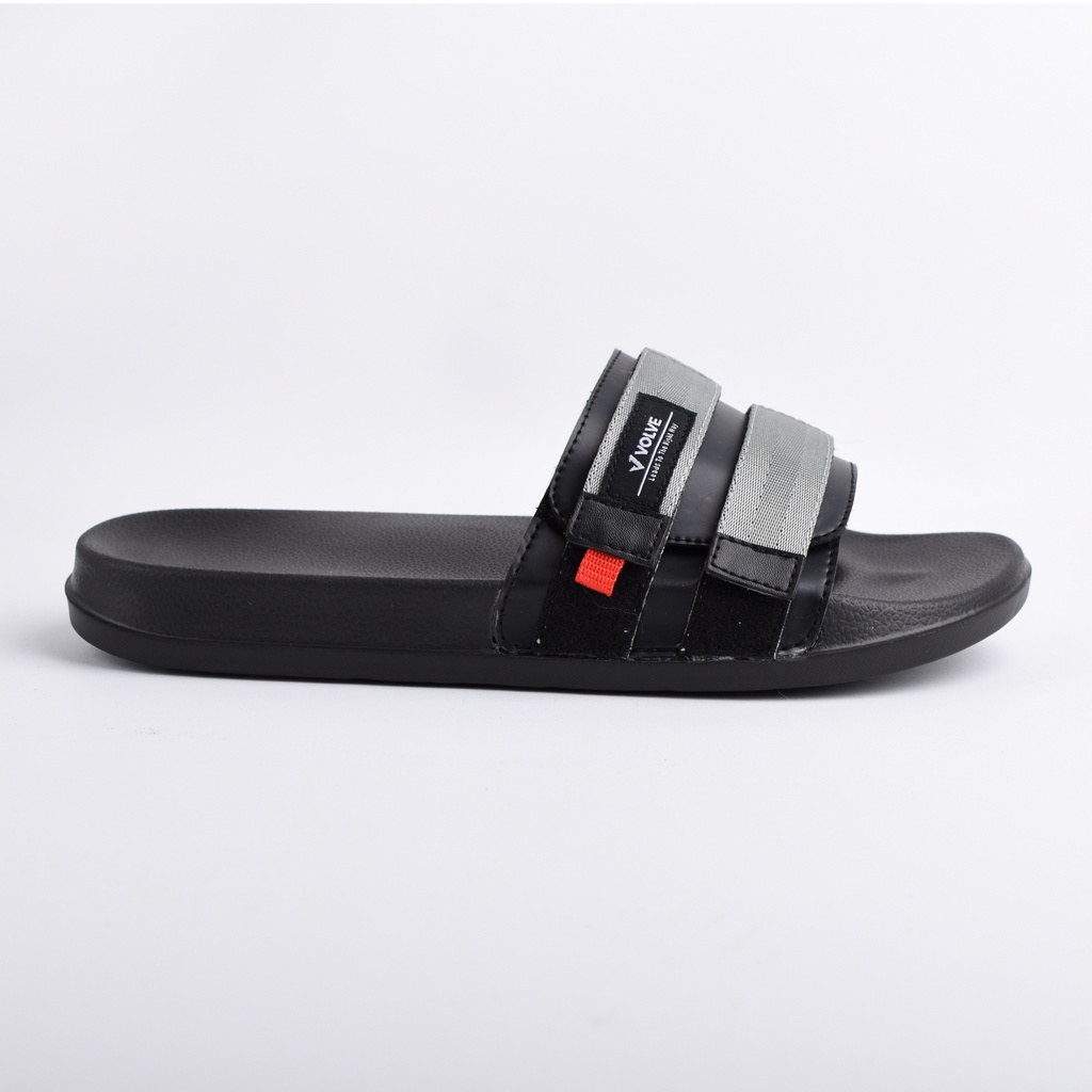 Geta Grey | Sandal EVA Ringan Slop Santai Simple Pria Men Sendal Footwear | FORIND x Volve