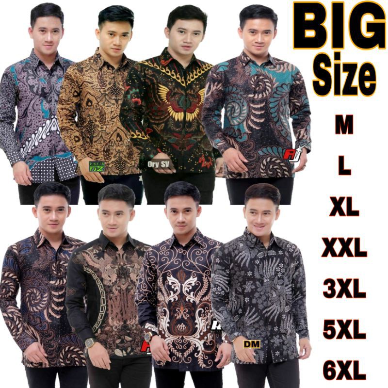 Batik jumbo BIG SIZE JUMBO XXL XXXL 3L 4L 5L MURAH BATIK JUMBO COUPLE &quot;M,L,XL,XXL,XXXL,XXXXL,XXXXXL