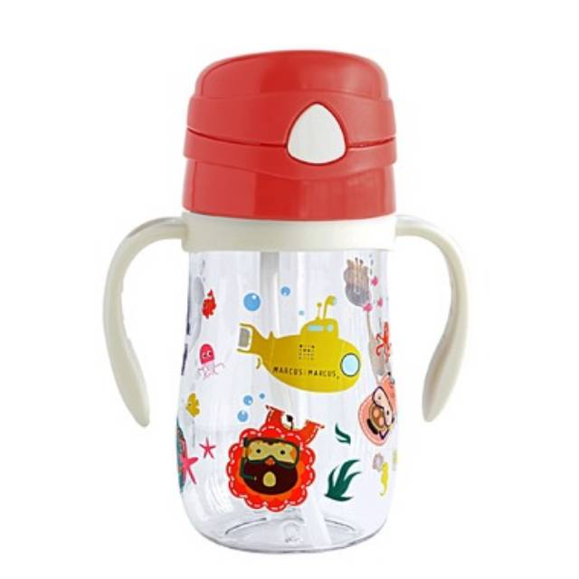 Marcus &amp; Marcus TRITAN STRAW BOTTLE : Botol Anak Susu Jus