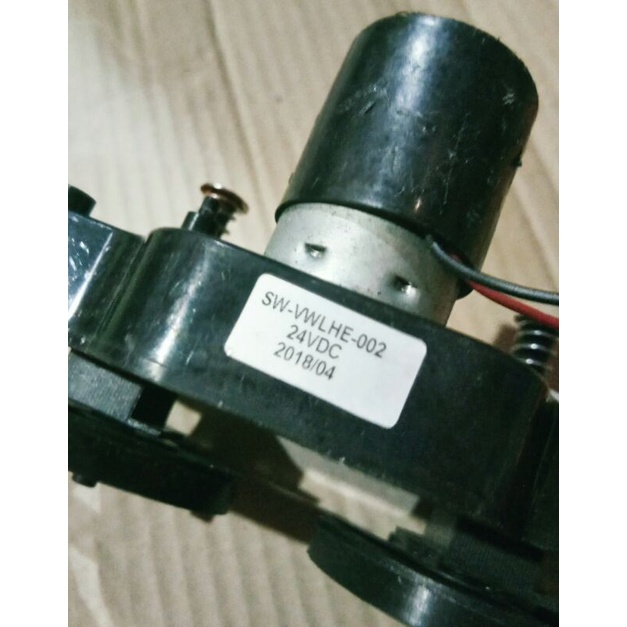 DINAMO DUA GEARBOX DC24V RPM LAMBAT TORSI KUAT MANTAP