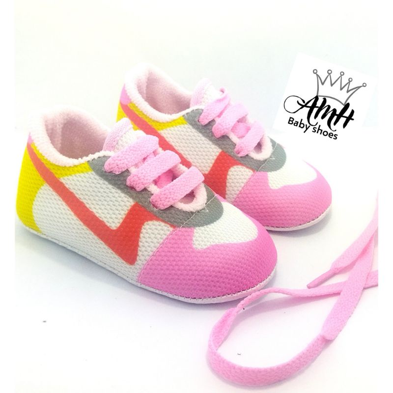 bams sepatu bayi laki_laki perempuan prewalker model casual sprot 2-12 bln