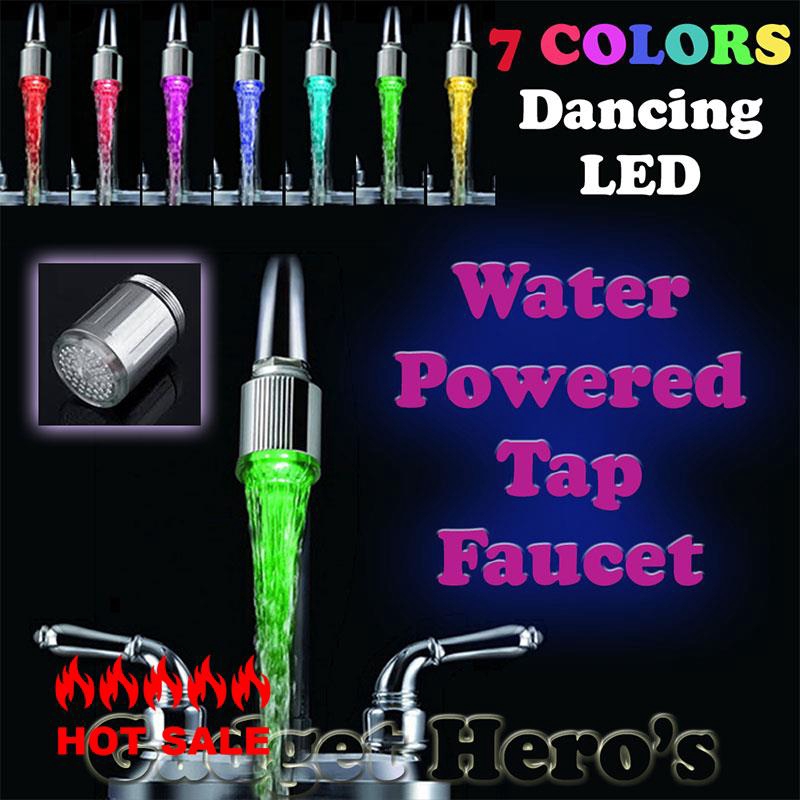 7 Colorful Tap Nozzle LED Water Faucet Creative Shower 