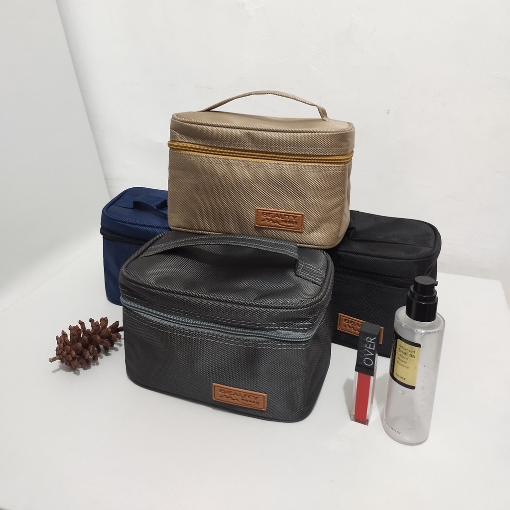 Tas kosmetik waterproof make up pouch Organizer bag wanita Pouch tas Make Up Cewek Murah Tas Kosmetik travel Polos Tempat cosmetic tas penyimpanan alat tas alat rias mini