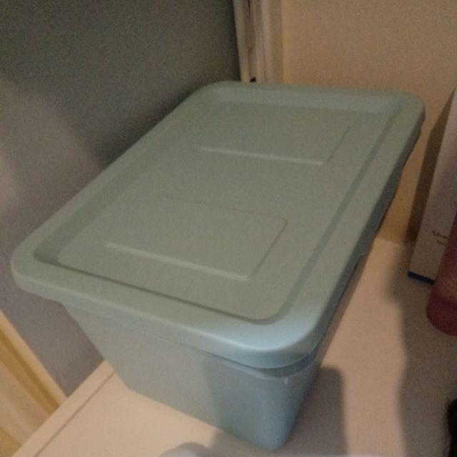 Kotak Penyimpanan Dengan Penutup, Biru Muda 19x26x15 Cm, Plastik Polipropilena So1717