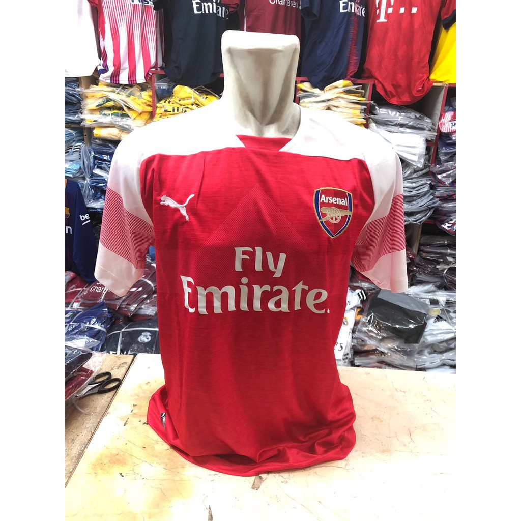 Baju Kaos Sepakbola Futsal Jersey Arsenal Home BARU NEW 2018 2019