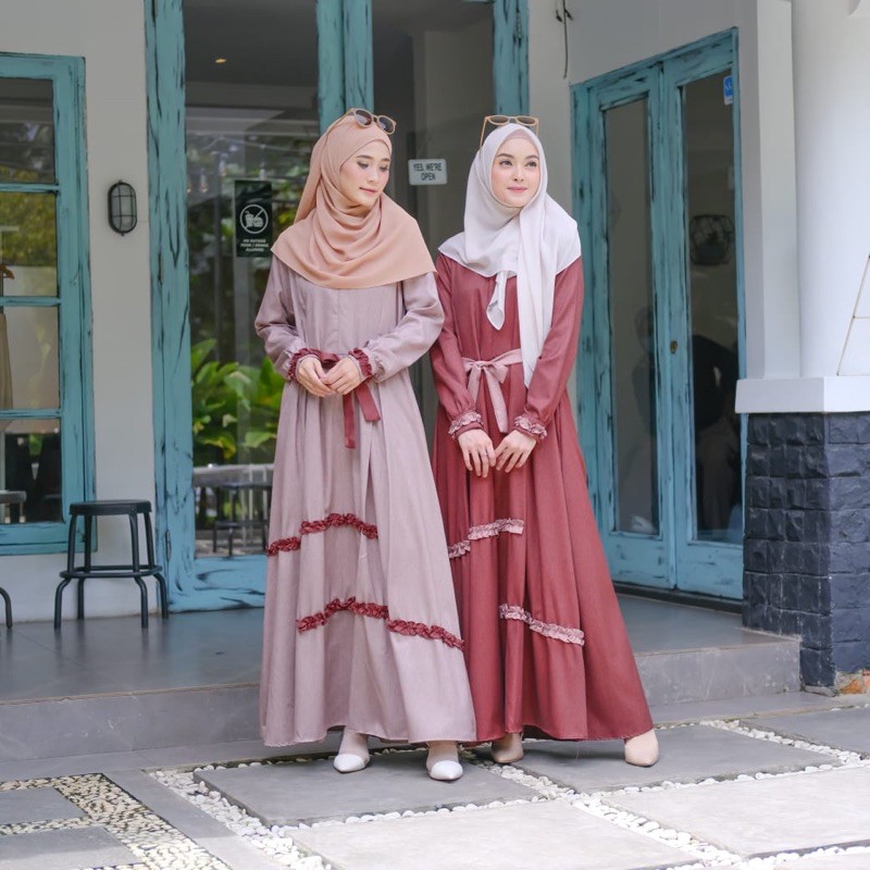 Gamis Dewasa Shanum by Afsheen Khusus Reseller Aya Urbanz