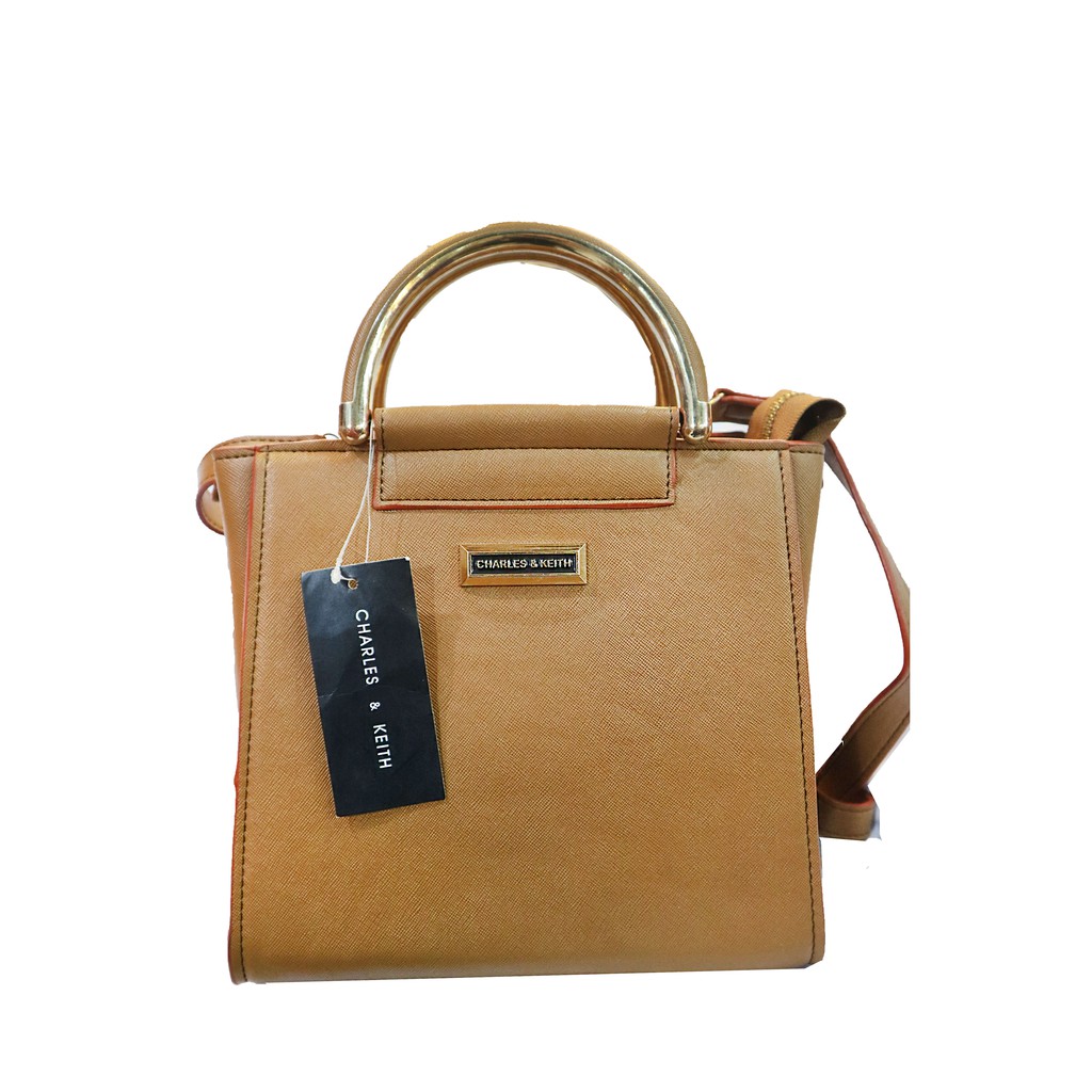 Tas Charles and Keith Impor CK EL Tas Impor Wanita - Cokelat