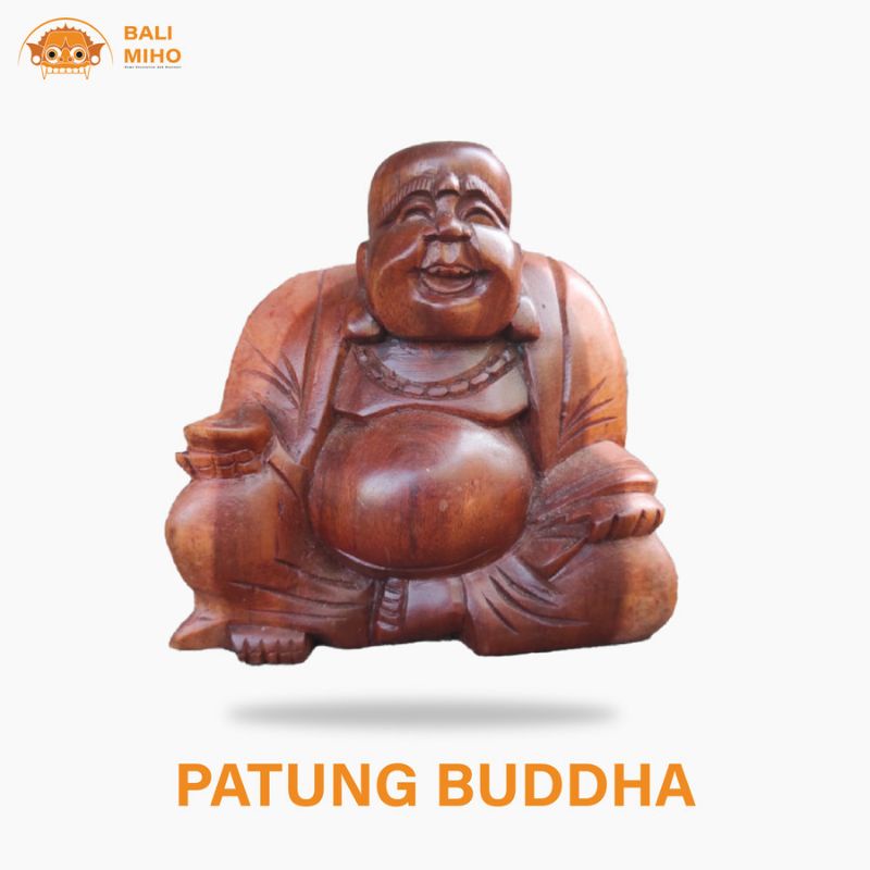 Maitreya Buddha - Buddha Pekong - Happy Buddha - Patung Buda - Patung Buddha - Patung Buddha Kayu - 