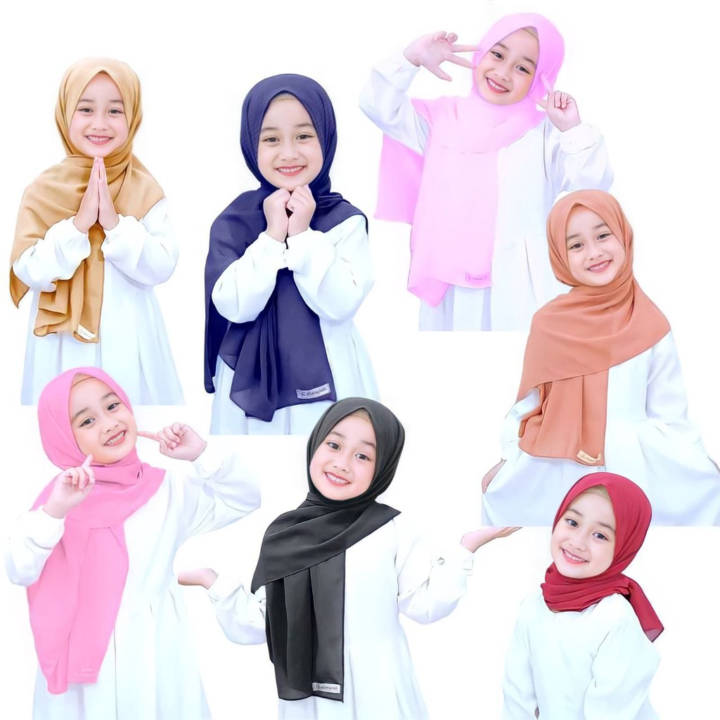 PASHMINA ANAK TALI INSTAN MURAH MURAH 2-10 TAHUN (PTA)