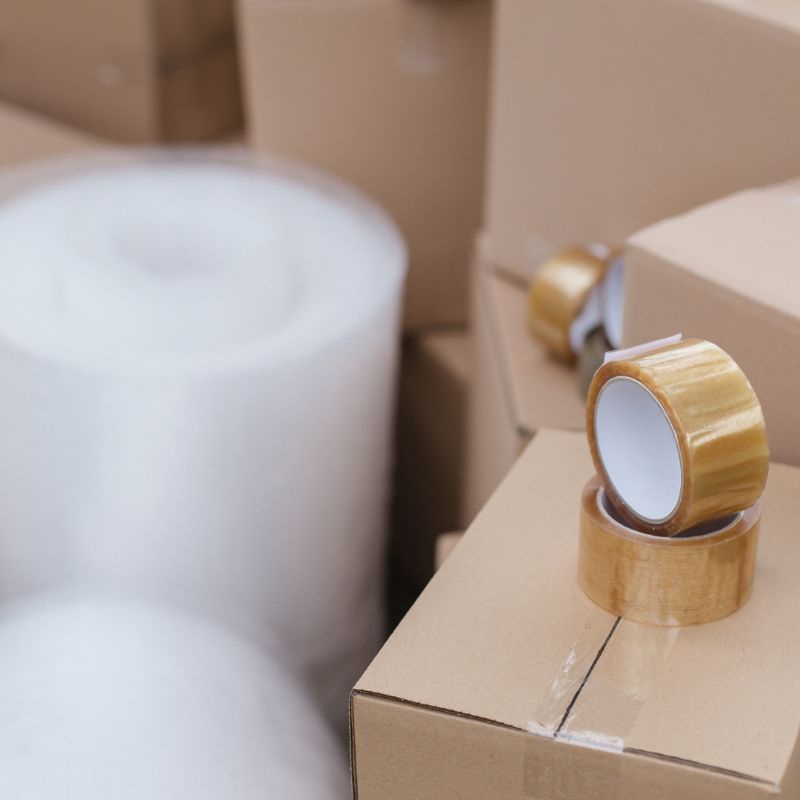 

Tambahan Packing Bubble dan Kardus