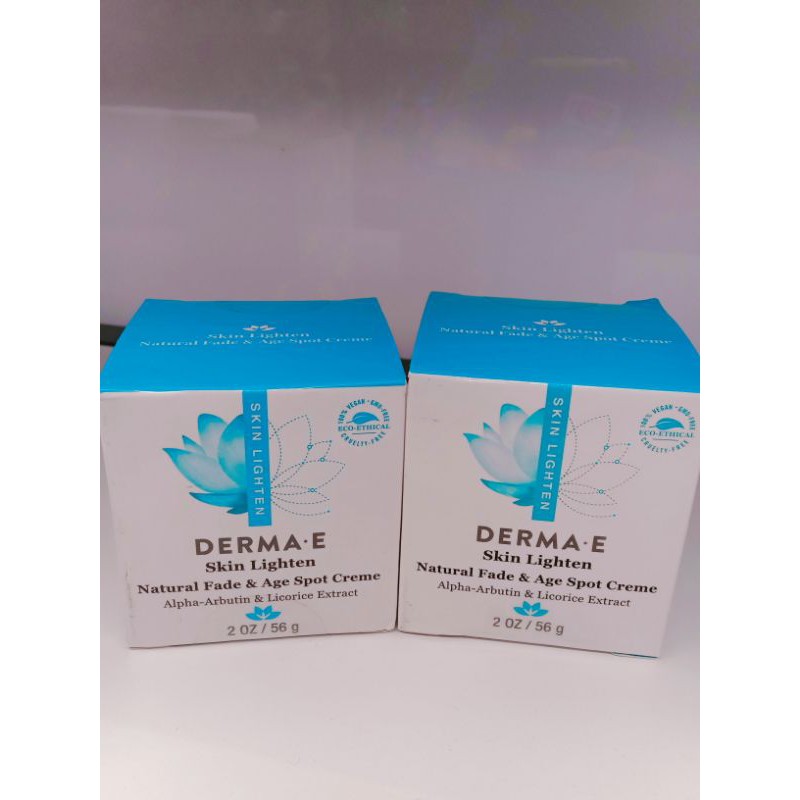 Jual DERMA E SKIN LIGHTENING CREAM 56 GR ( Slide ke 2 dan 3 kemasan ...