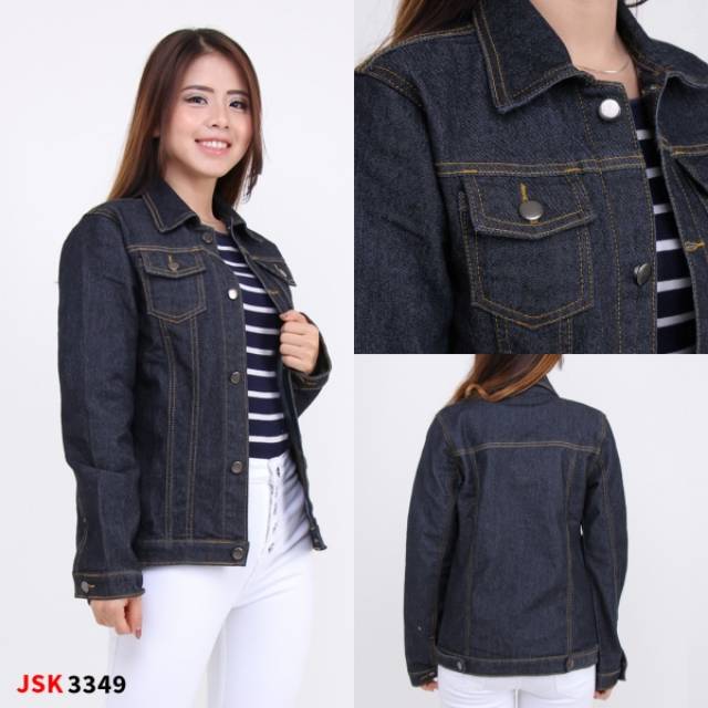 Jaket Jeans Wanita Big size JSK Jeans