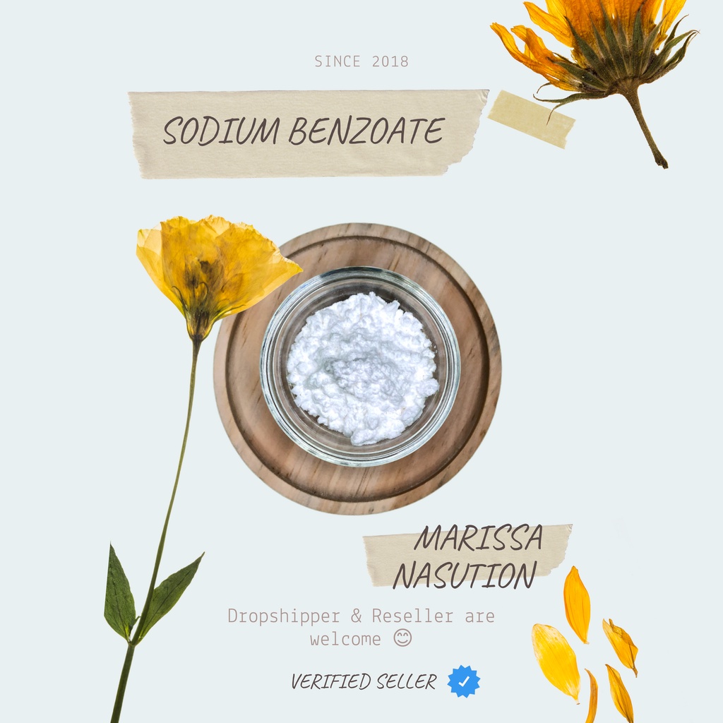 

Murah Sodium Benzoat Natrium Benzoat Food Grade 100 GR