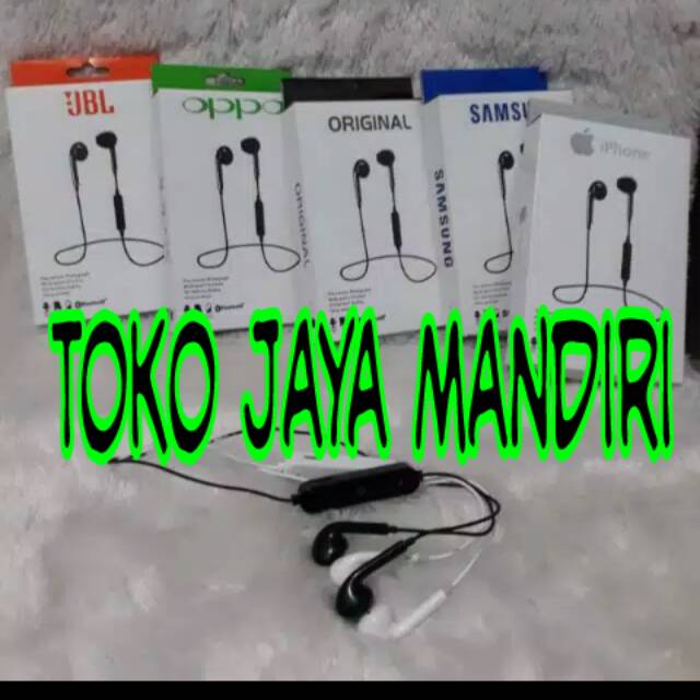 Headset Handsfree Earphone JBL OPPO VIVO DLL Megabass Bluetooth Wireless Grosir Termurah