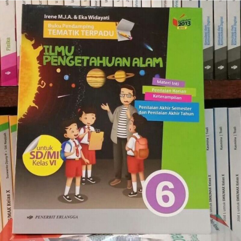 Buku pendamping IPA kelas 6 Erlangga