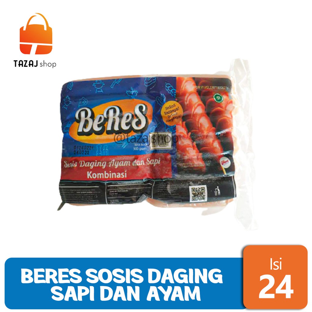 

BERES Sosis Daging Sapi Dan Ayam Isi 24 Pcs