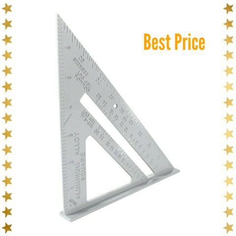 

READY STOK-- Penggaris Protractor Aluminium Alloy Stainless Busur Derajat Pengukur Sudut