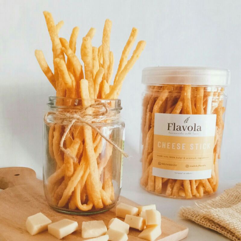 

[FLAVOLA] CHEESE STICK STIK KEJU EDAM NON MSG MEDIUM 200++ gram