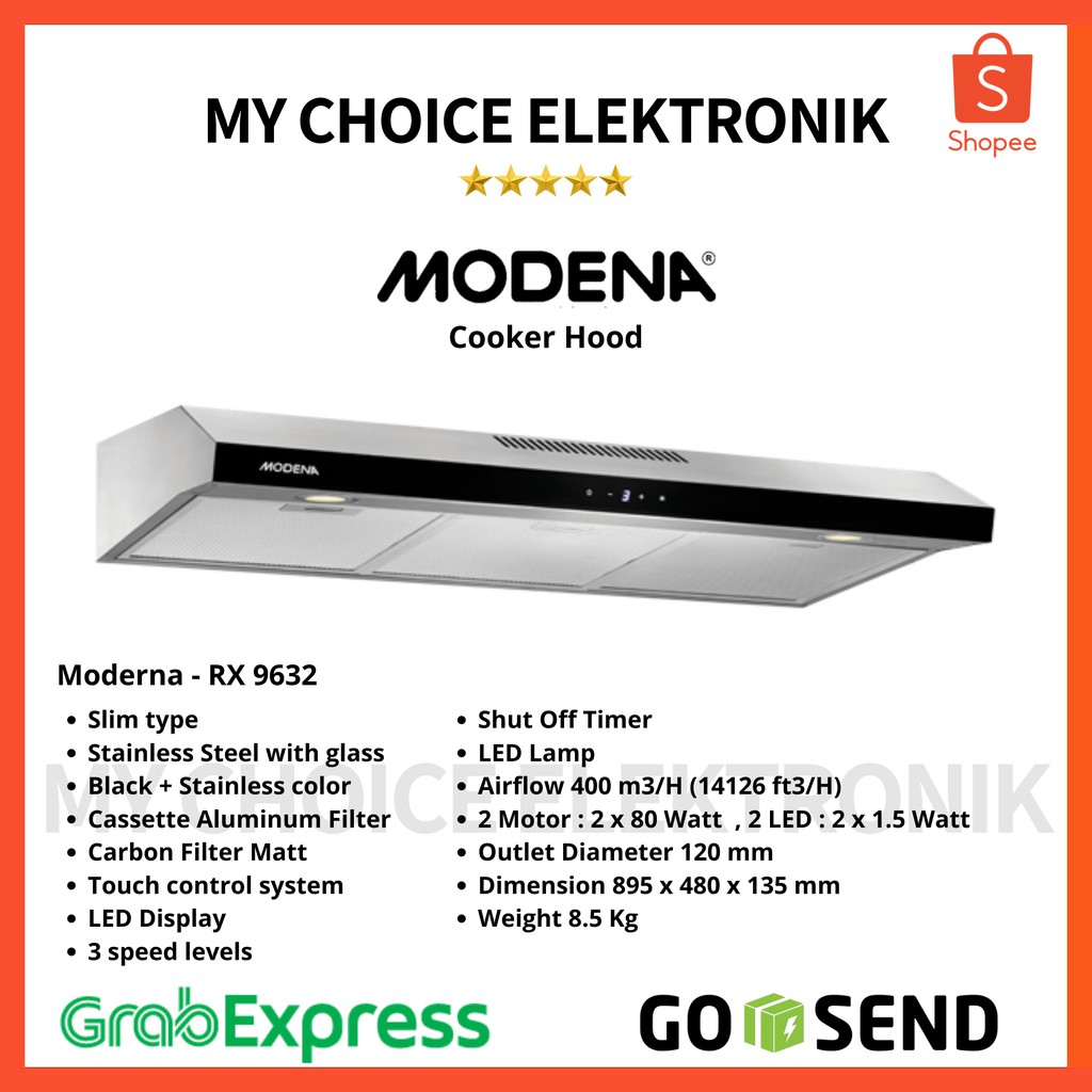 MODENA Cooker Hood Moderno - RX 9632