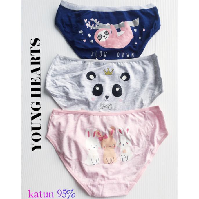 Barang Terjamin Celana dalam YOUNGHEARTS-corak lucu DISKON