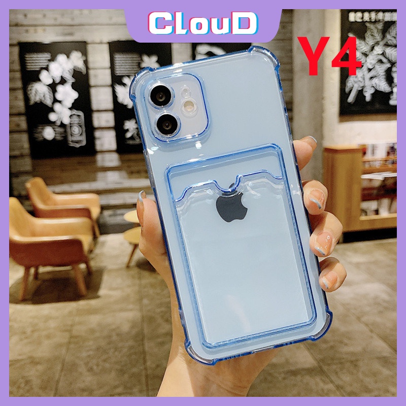 Soft Case Dompet Slot Kartu Tahan Banting Anti Jatuh Untuk iPhone 7plus XR 11 12 13 Pro 6 6s 7 8 Plus X XS Max