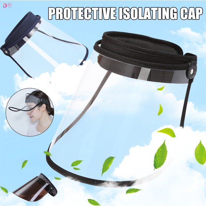 Face Shield Sun Visor / Topi Pelindung Wajah Anti Virus – Transparant