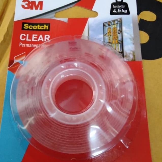 

Update 3M Scotch clear permanent mounting tape Double Tape VHB Mounting TRANSPARAN Clear 21 mm x 2 M ..