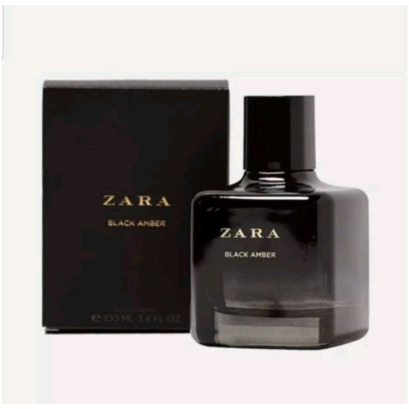Parfum Original Eropa Zara Black Amber Women 100 ml - Parfum Wanita