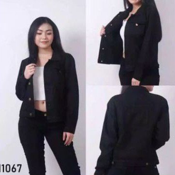 JAKET DENIM CEWEK / JAKET LEVIS CEWEK HITAM