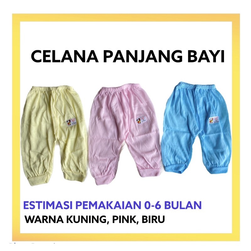 CELANA PANJANG BAYI / CELANA NEW BORN / BAJU BAYI BARU LAHIR/ CELANA PANJANG BAYI MURAH