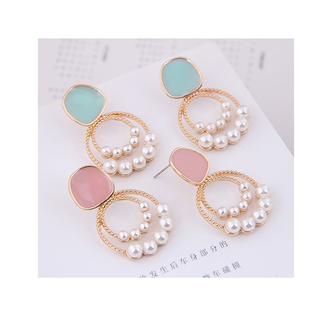 LRC Anting Tusuk Fashion Pearl Female Earrings A58810