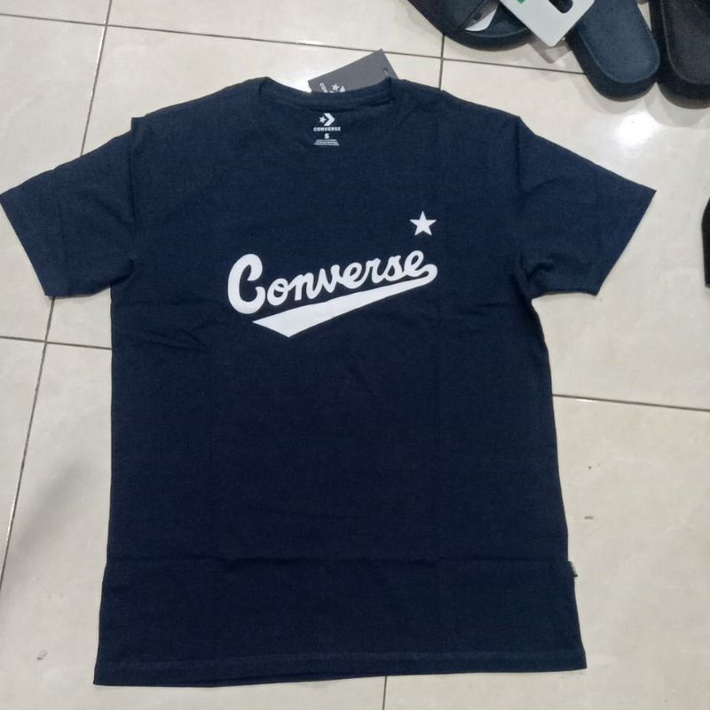 kaos Converse navy original