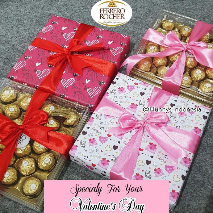 

Coklat Ferrero Rocher T 24 Kado Hadiah Valentine Love Best Gift Paket - Kado Merah