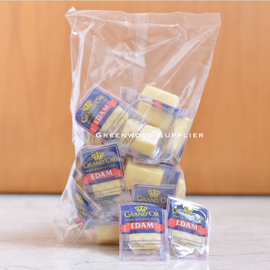 

Grand'or Edam Cheese / Keju Edam - 20G (IMPORT HOLLAND)