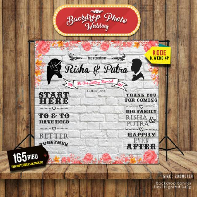 Contoh Baliho Photo Booth desain banner kekinian