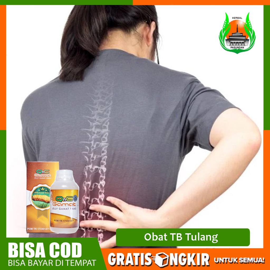 Obat TB Tulang, TBC Tulang Belakang, Tulang Bengkak Herbal QnC Jelly Gamat - Bisa COD - HALAL