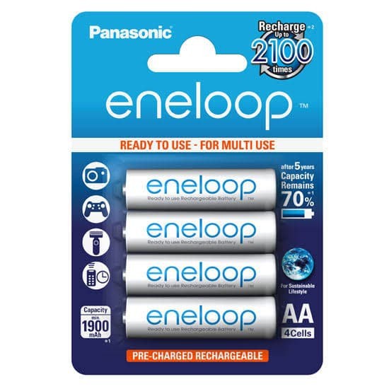 Baterai Panasonic Eneloop AA 2000mAh - 4Pcs battery