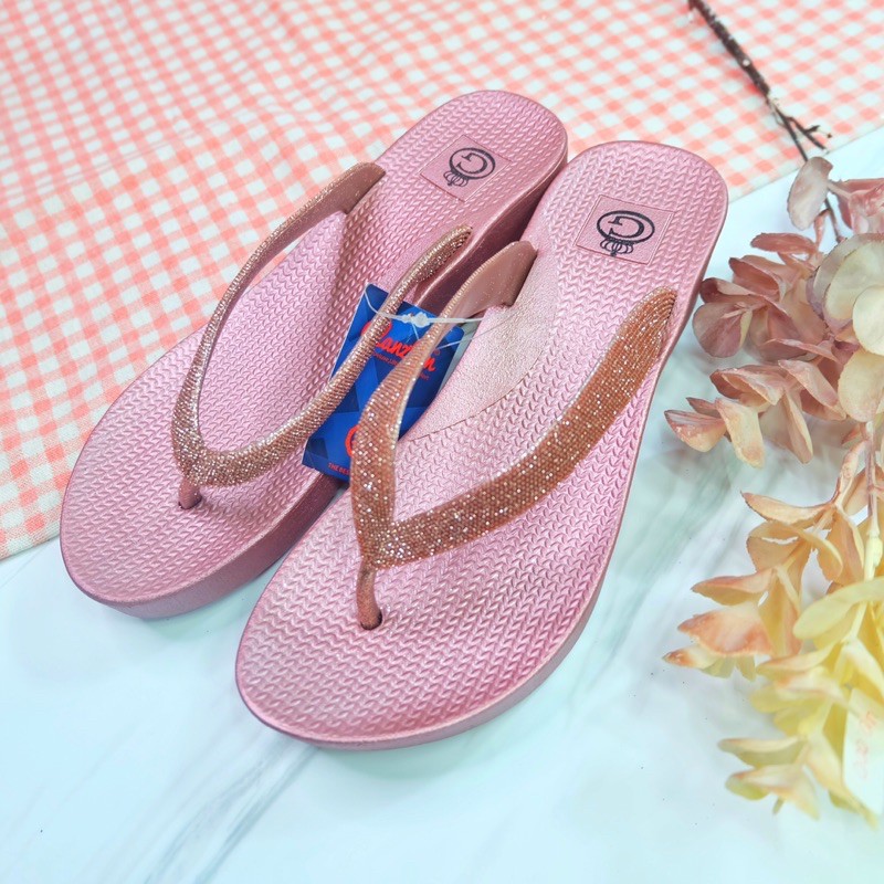 [JAPIT GLITTER] Sandal impor wanita/sandal JAPIT wanita/sandal fashion lucu