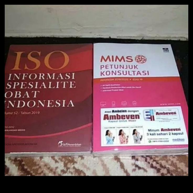 

TERBARUU!! BUKU PAKET FARMASI ISO OBAT 2019 DAN MIMS 2019/2020 TERMURAH TERLARIS TERBARU