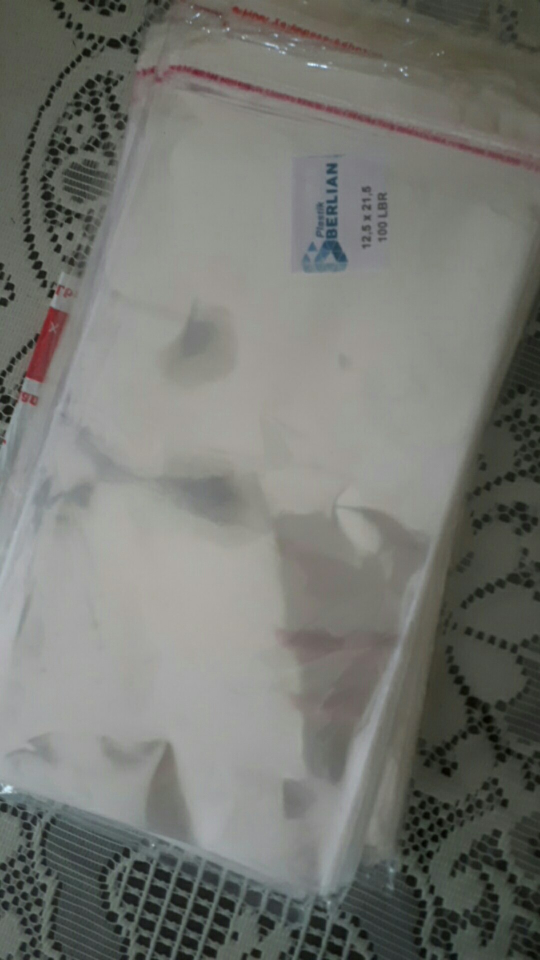 Plastik Opp 12,5 X 25 Cm 20 Mic / Plastik Roti Manis Panjang / Plastik Undangan