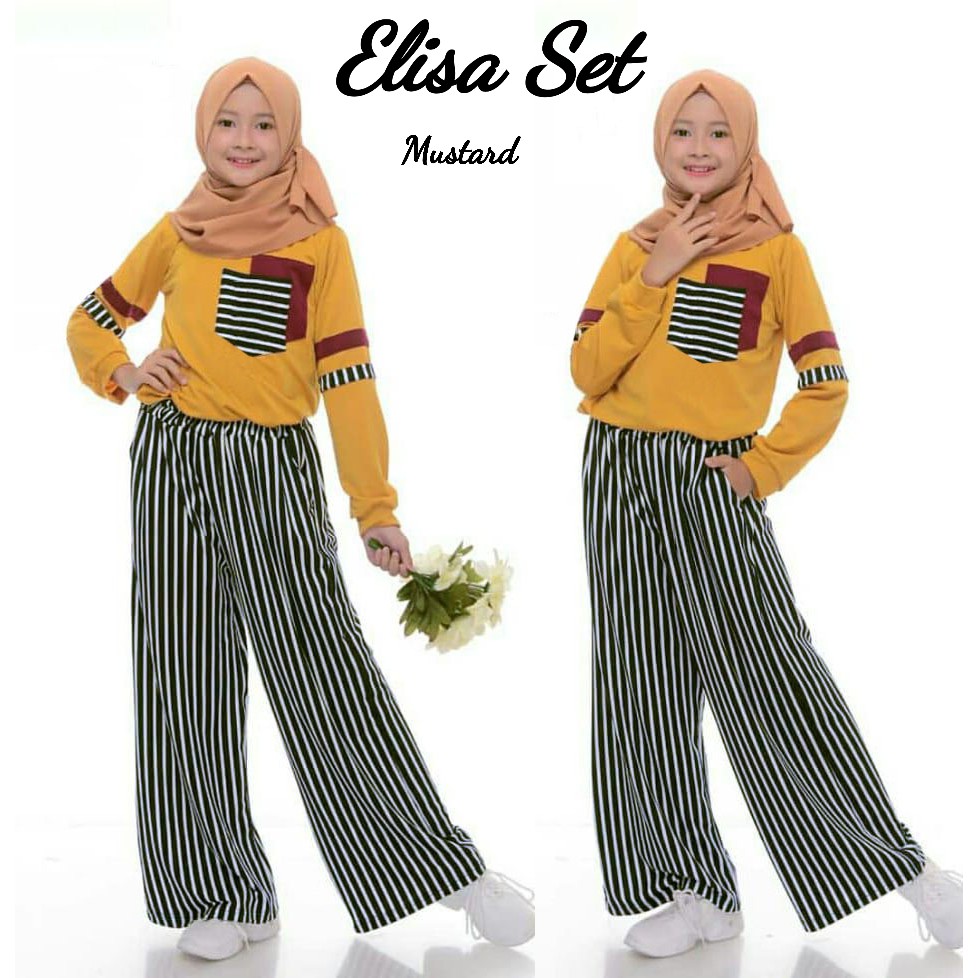 [SET ELISA KULOT MRN FT]Setelan Wanita Babytery Varian Warna