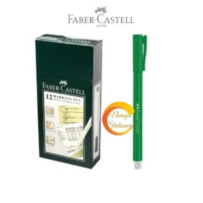 

Faber-Castell Marking Pen Green new combine