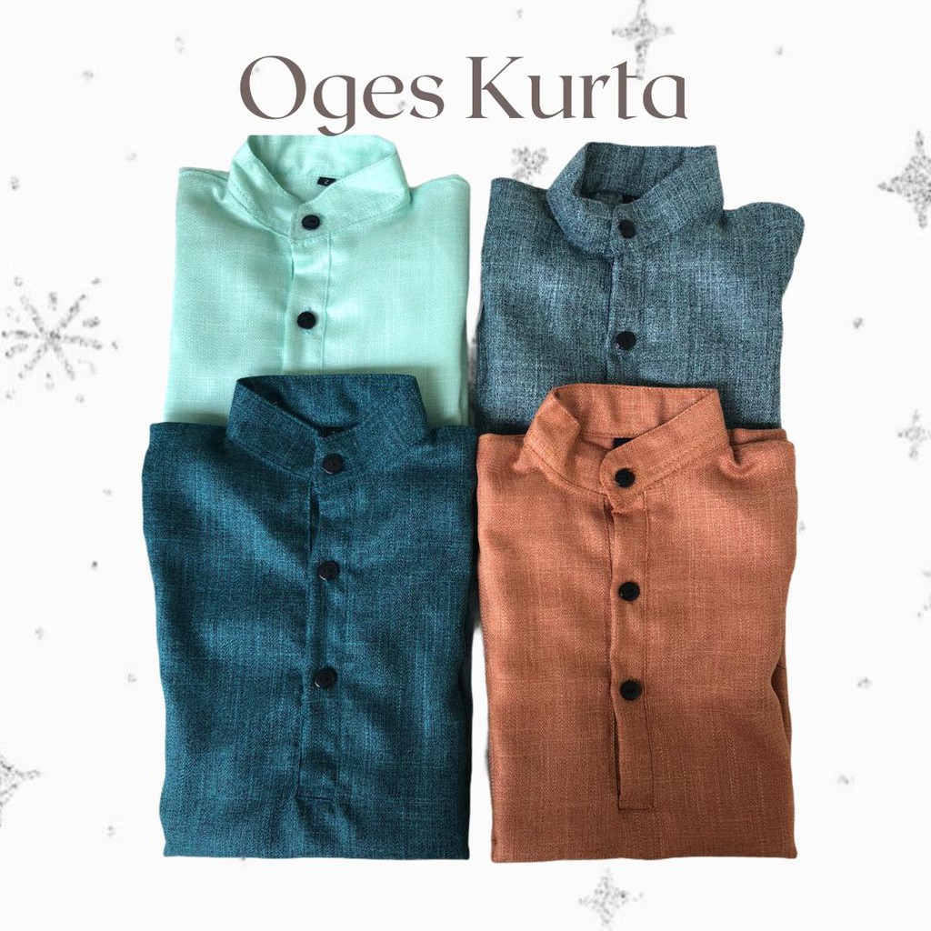 OGES Baju Koko Kemeja Kareem Kurta Anak 1-5 Tahun