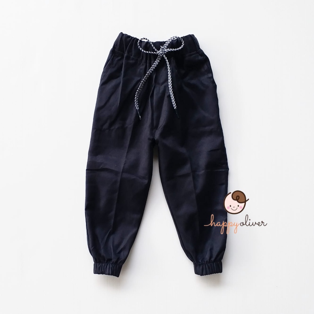 HappyOliver CELANA JOGER C TALI PANJANG POLOS celana pants anak laki premium