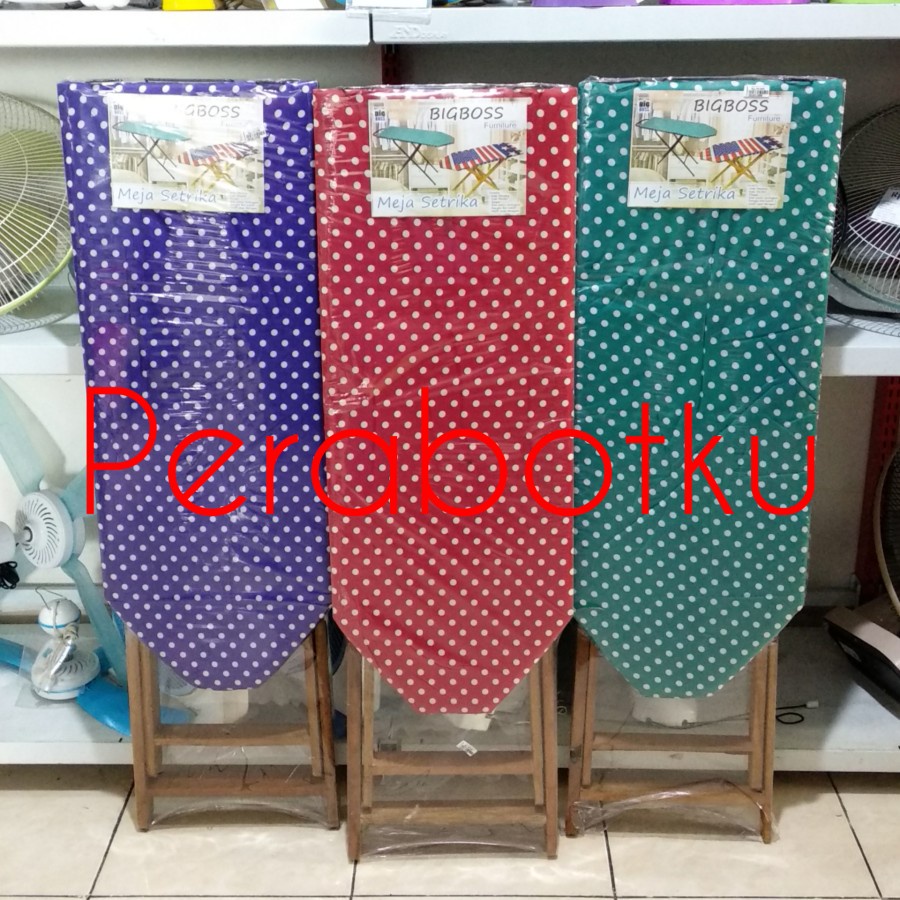 Meja Setrika Kayu Lipat / Meja gosok Berdiri / Alas Papan Setrika