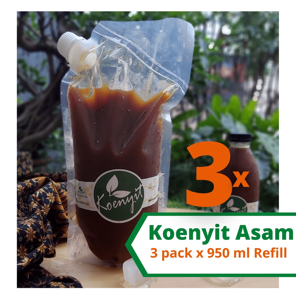 

JAMU KUNYIT ASAM REFILL BESAR 3 PCS