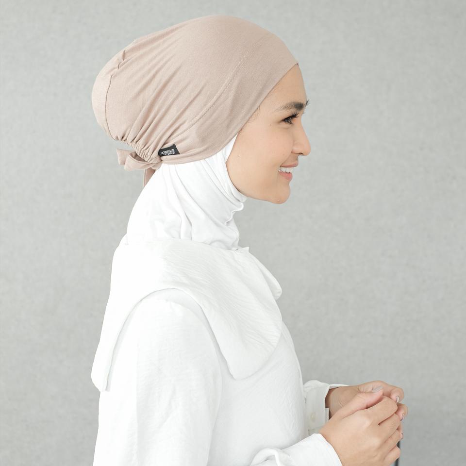 Tie Back Inner Shawl by Yeppushop | Ciput Inner Hijab Bandana dengan Tali dan Karet Belakang