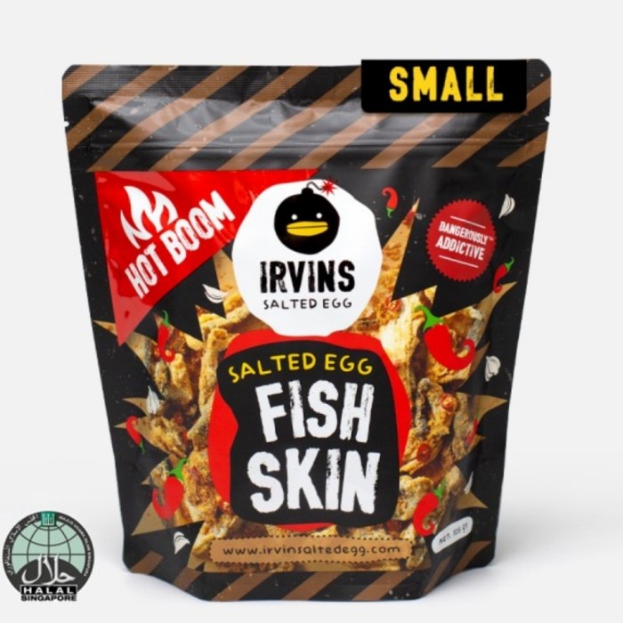 

Irvins Hot Boom Salted Egg Fish Skin